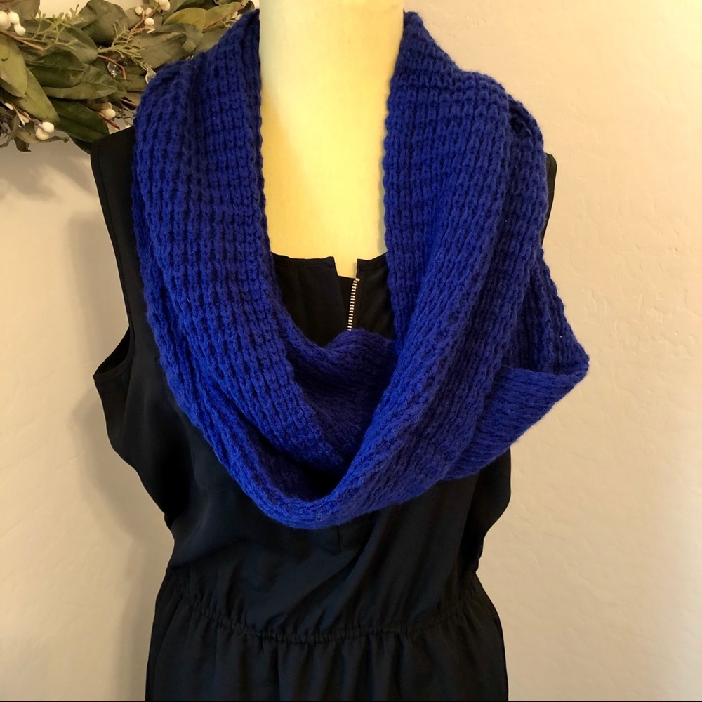 Cobalt Blue Infinity Scarf